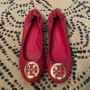 Tory Burch Reva Flats in Orchid Pink size 8.5
